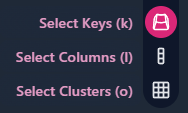 Key selection modes