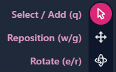 Key selection modes